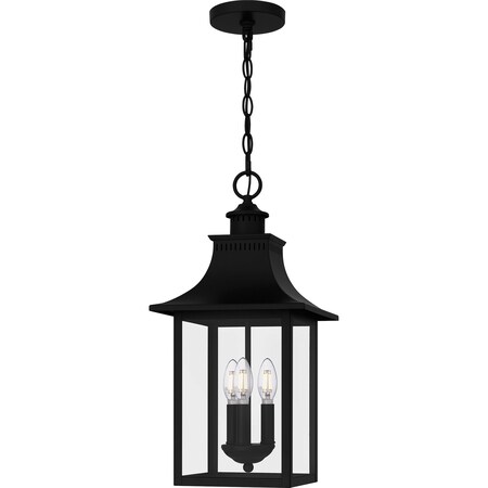 Quoizel Chancellor Mid Pendant 3 Lights Mystic Black CCR1510K